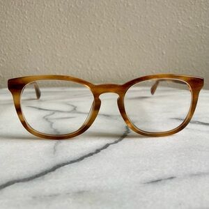 Warby Parker Eyeglass Frames Lyle 270  47-18-140 English Oak Tortoise